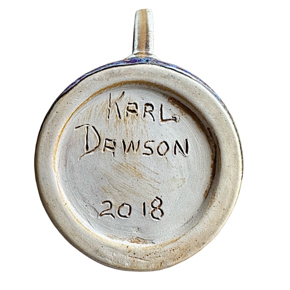 KARL DAWSON Handmade Ceramic Stoneware Mug Signed Dated 2018 - Picture 5 of 5